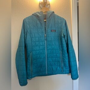 Patagonia Blue Quilted Nano Puff Packable Insulated Jacket